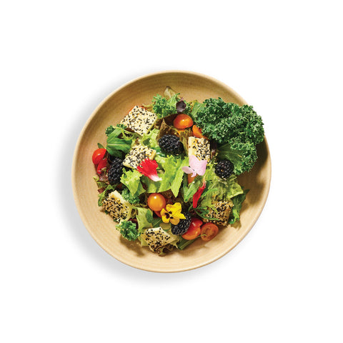 Golden Halloumi Salad