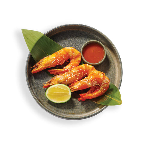 Golden Spiced Prawns